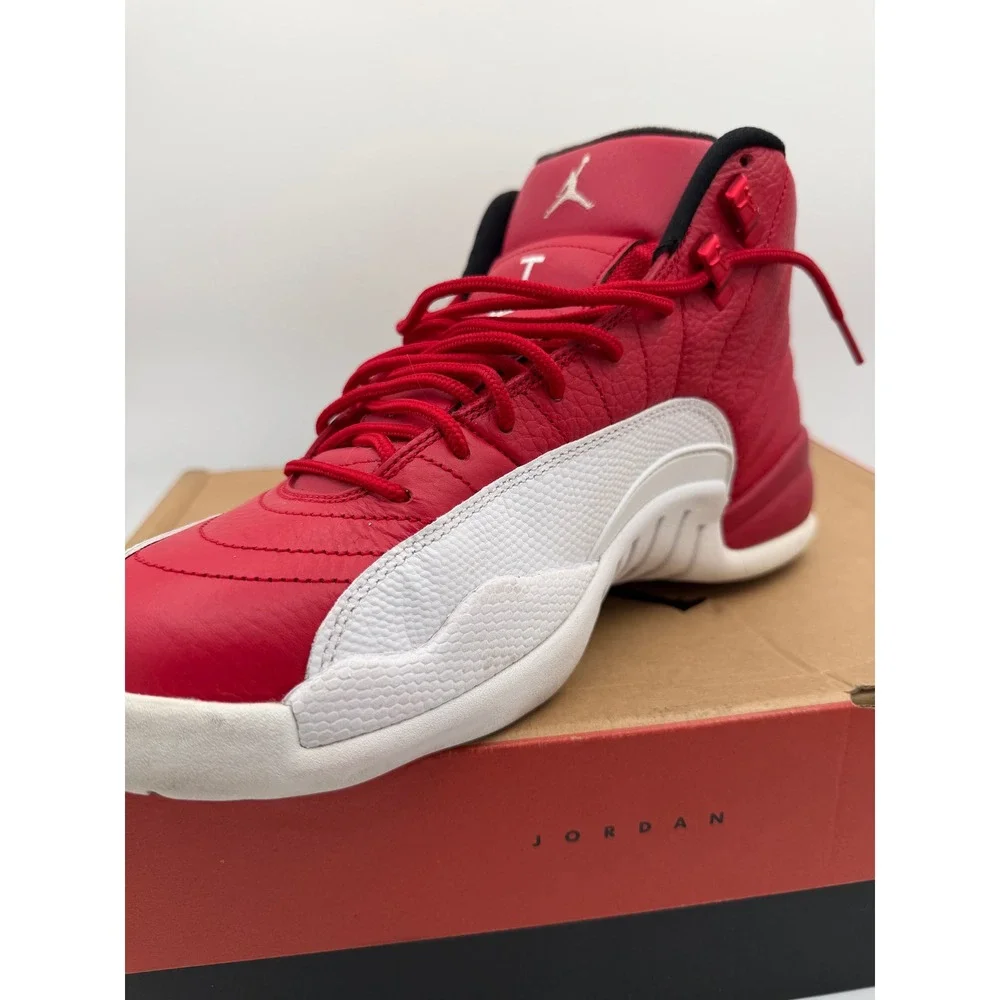 Air Jordan 12 Retro Gym Red White Black 130690-600 Mens Size 9 Basketball Shoes